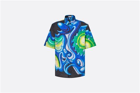 dior and kenny scharf short-sleeved shirt|DIOR AND KENNY SCHARF Short.